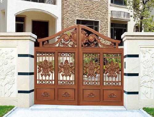 洛陽(yáng)歐式鋁藝大門1