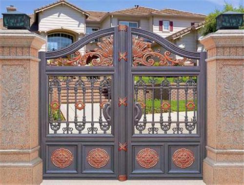 洛陽(yáng)鐵藝-大門(mén)