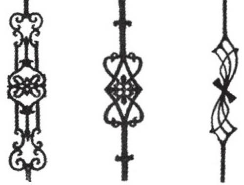 洛陽鐵藝-樓梯花件